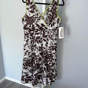 New Robbie Bee High Waisted Sleeveless A line Dress 16P